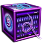 Logo of SlideIT Purple 3D Skin android Application 